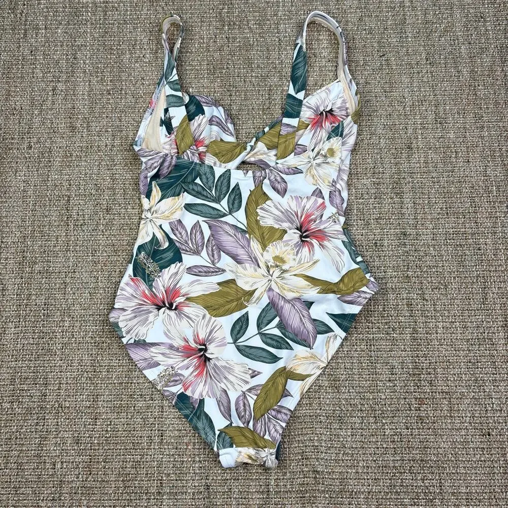 🌺 VICI Swim | Size Small | Tropical Floral One Piece Swimsuit